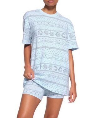 Sold Out Skims Light Blue Holiday Shorts Boxers Sz S